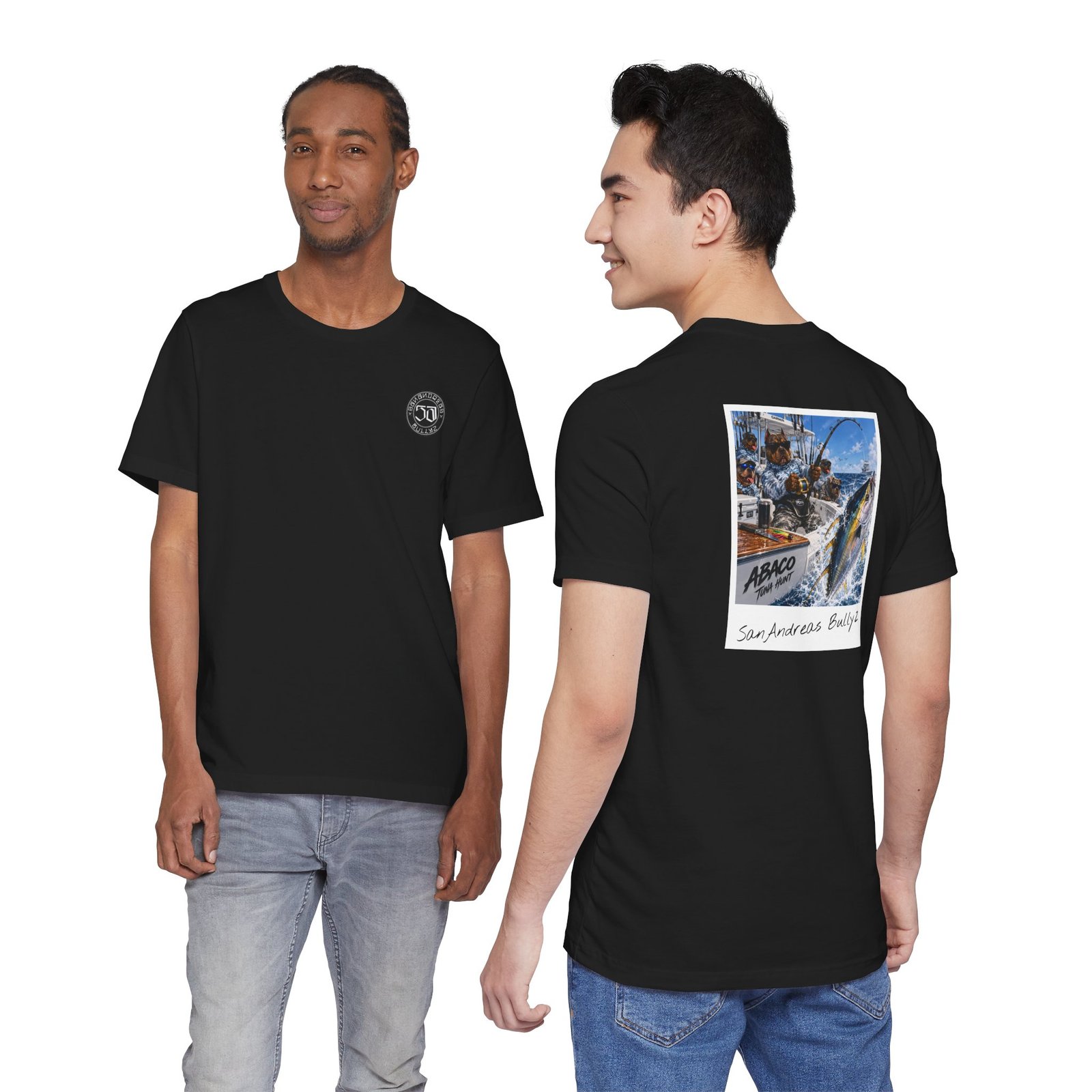 San Andreas Bully 2 Polaroid Graphic Tee — "Reel Them in" Streetwear - Image 3