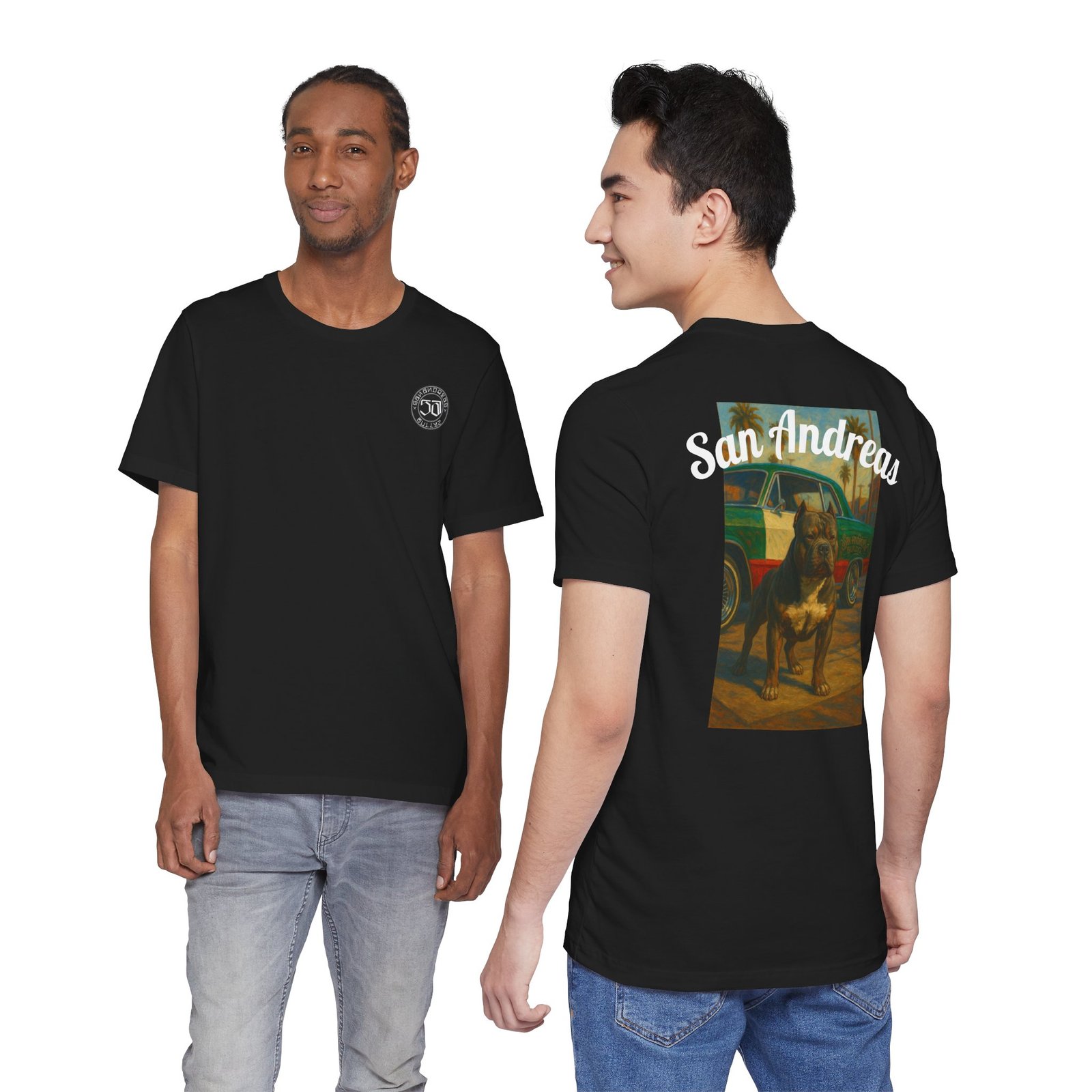 San Andreas Ride Low T‑Shirt — Vintage Ride Low Graphic Tee - Image 3